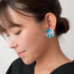 Japanese Tsumamizaiku Flower Earrings Upcycle Craft Therapy Workshop - Image 3